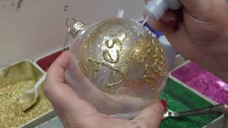 Personalised Christmas Baubles [upl. by Keppel]