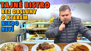 TAJNÉ BISTRO bez obsluhy o kterém nikdo neví HOTOVKY celou noc [upl. by Ajuna]