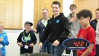 Rubiks Cube World Record  422 seconds [upl. by Morell289]