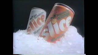 1987 Slice Mandarin Orange Soda quotI gotta a taste for the one with the juicequot TV Commercial [upl. by Genie]