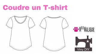 Coudre un Tshirt  TUTO COUTURE [upl. by Fanchie]