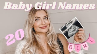 Baby Girl Names We Love amp Might Be Using  20 Unique amp Popular Baby Girls Names UK 2023 [upl. by Ahseela]