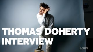 Thomas Doherty Gives His Best Dove Cameron Impression amp Talks Growing Up Scottish [upl. by Razatlab269]