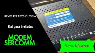 Modem SERCOMM  Crear y configurar una red para invitados [upl. by Aurelio]