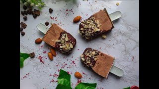 Yoghurt Chocolate popsicle Healthy dessertSummer SpecialYoghurt recipe [upl. by Aneertak]