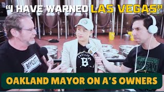 Oakland Mayor Says She Warned Vegas Lawmakers I Watch DA Live [upl. by Adyam]