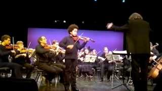 Akim Camara 11yo violinist playing  C A de Beriot Concert Nr 9 2012 [upl. by Ekaterina273]