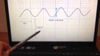 Calculations using a spirometer trace [upl. by Ary]