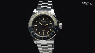 Squale 30 ATMOS Tropic GMT Ceramica  SEL Bracelet [upl. by Nollid]