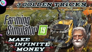 Farming simulator 18 how to make money fast  Farming simulator 18 mein unlimited money kaise kare [upl. by Esinrahc]