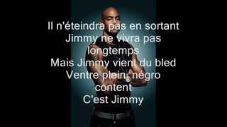 LYRICS Booba  Jimmy l ParolesRapFR [upl. by Eessac]