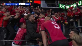 Nedim Bajrami fastest Goal Italy vs Albania 21 Goals Results and Extended Highlights [upl. by Ash]