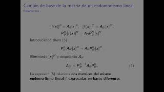 Álgebra GIE ETSIME UPM 2425  61 Intoducción a la diagonalización de matrices cuadradas [upl. by Altaf]