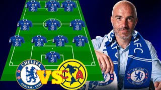 DONE DEALS✅✅ See CHELSEA Vs CLUB AMERICA Predicted 433 Lineup In The PreSeason  1st AUG 2024 [upl. by Alyakim35]