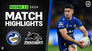 NRL 2024  Eels v Panthers  Match Highlights [upl. by Lotta]