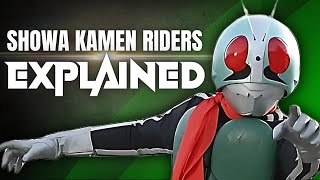 Kamen Rider Explained Showa [upl. by Lecia]