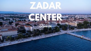 ZADAR Center  Croatia 2024  Drone 4K [upl. by Mona]