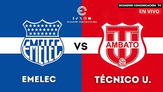 EMELEC VS TÉCNICO UNIVERSITARIO  EN VIVO COPA ECUADOR  FORMATO RADIO [upl. by Murton753]