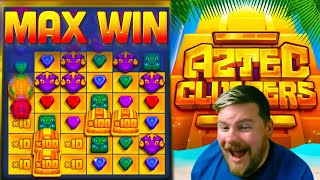 🔥 MUST SEE 🔥 EPIC MAX WIN 🤑 Aztec Clusters Slot JACKPOT [upl. by Eirrot]