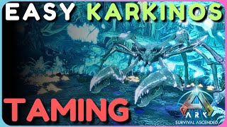 KARKINOS TAMING IS SO EASY Ark Survival Ascended Aberration [upl. by Landsman382]