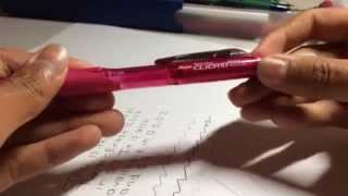 Pentel TwistErase Click 07 Mechanical Pencil Review [upl. by Noedig]