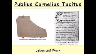 Publius Cornelius Tacitus  Leben und Werk Agricola  Germania  Historiae  Annales [upl. by Riorsson]