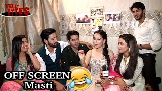 OFF SCREEN Masti with Jaana Na Dil Se Door Cast [upl. by Sven]