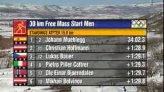 Olympics 2002 Salt lake city  Mens 30 km 3 of 4 [upl. by Raynold]