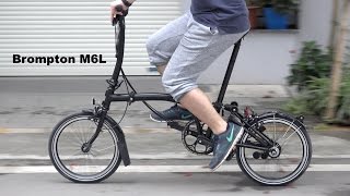 Brompton M6L Black Edition Folding Bike Review [upl. by Sabba]