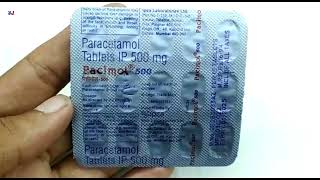 Pacimol 500 Tablet  paracetamol Tablet ip 500 mg uses  pacimol 500 mg tablet Uses Dosage Hindi [upl. by Klug]