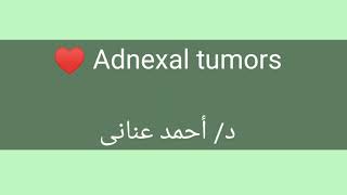 Adnexal tumors by Dr Ahmed Anany [upl. by Eceertal]