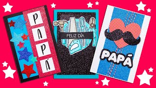 DIY Las TARJETAS mas LINDAS para PAPÁ  ESPECIAL DÍA DEL PADRE [upl. by Glenine]