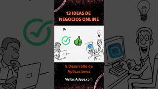 Ideas de Negocios Online Desarrollo de Aplicaciones Móviles shorts [upl. by Wunder109]