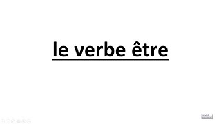 La conjugaison Le verbe être au présent [upl. by Lledor]