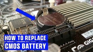 how to replace cmos battery on your computer telugu [upl. by Nahtaneoj]