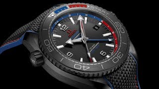 Seamaster Planet Ocean ETNZ quotDeep Blackquot Master Chronometer  OMEGA [upl. by Anilas]