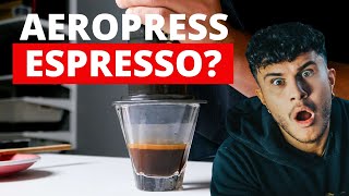 How To Make AeroPress Espresso NO ATTACHMENTS [upl. by Stich]