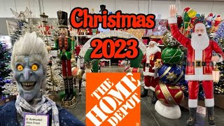 Home Depot NEW Christmas 2023 Full Store Walkthrough Great Props This Year [upl. by Brogle482]