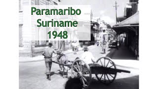 Historische beelden Paramaribo Suriname 1948 [upl. by Baldridge]