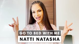 Natti Natashas Nighttime Skincare Routine  Go To Bed With Me  Harpers BAZAAR [upl. by Idhem]