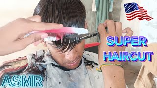 ASMR Trending Hair Cutting For Boy  Most Popular Haircut💈FOR SLEEP [upl. by Lavern365]