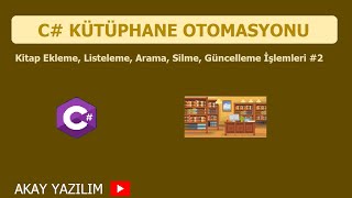 C Kütüphane Otomasyonu24Kitap Ekleme Listeleme Arama Silme Güncelleme İşlemleri [upl. by Bobinette]