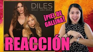 REACCIÓN a Malú y Ana Mena  Diles Video Oficial [upl. by Aina601]