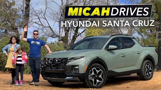 2024 Hyundai Santa Cruz Review  All The Truck You Need [upl. by Llenrad]