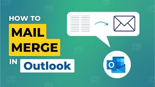 How to Mail Merge in Outlook  Mail Merge in Microsoft Outlook [upl. by Eedolem]