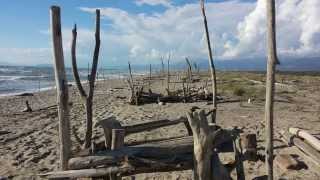 La spiaggia più bella della Versilia  La Lecciona [upl. by Guthrie]