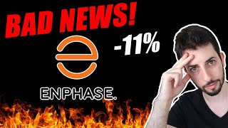 Enphase Stock and SolarEdge Stock CRASH After Preliminary Financial Results [upl. by Lenra963]