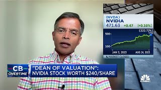 Nvidia is worth 240 per share says NYUs Aswath Damodaran [upl. by Xella72]