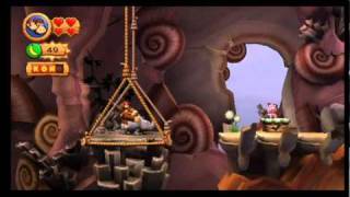 Donkey Kong Country Returns  65 Precarious Plateau [upl. by Nehcterg]