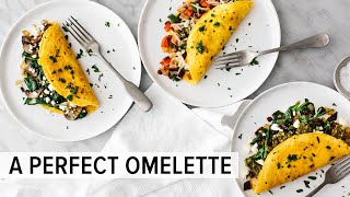 HOW TO MAKE AN OMELETTE  perfect every time [upl. by Lothaire]